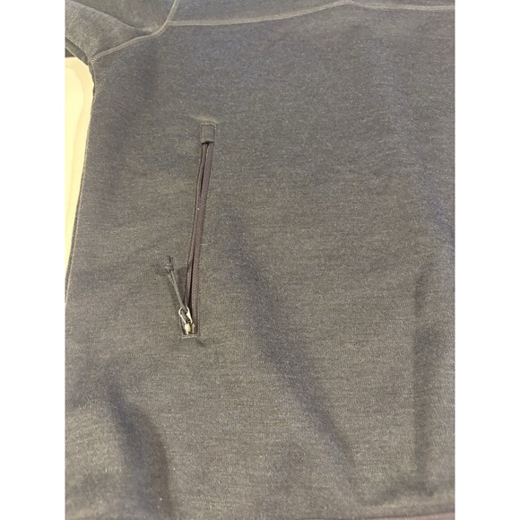 The North Face Men’s Sherpa Patrol 1/4 Snap Pullover in Navy Charcoal Size XL - Picture 6 of 11
